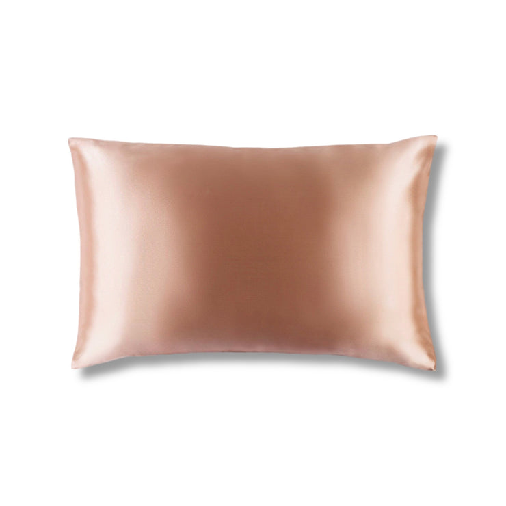 Queen Organic Silk Pillowcase - Rose Gold