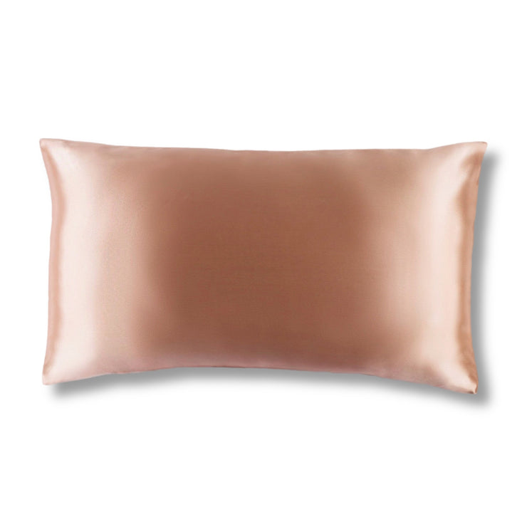 King Organic Silk Pillowcase - Rose Gold
