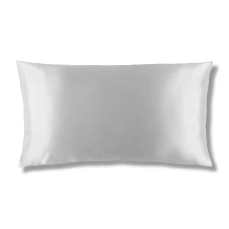 King Organic Silk Pillowcase - Light Grey