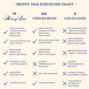 Skinny Silk Scrunchies - Apricot