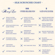 Organic XL Silk Scrunchie - Apricot