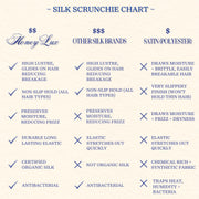 Organic XL Silk Scrunchie - Pine