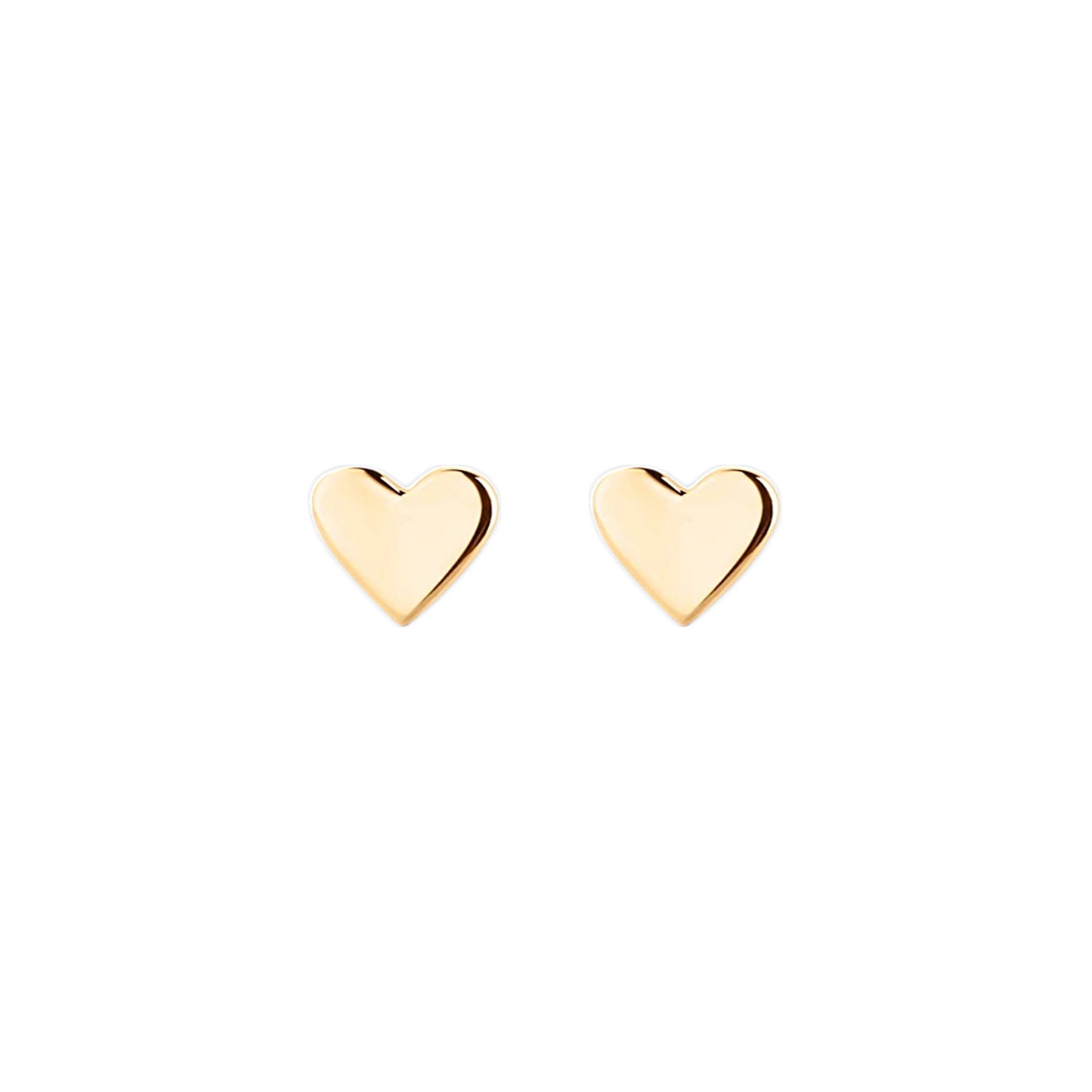 Mini Gold Heart Studs