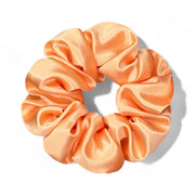 Organic Premium Silk Scrunchie - Apricot