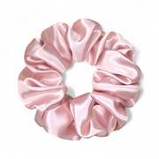 Organic Premium Silk Scrunchie - Pink