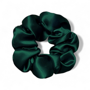 Organic Premium Silk Scrunchie - Pine