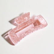 Ecofriendly Acetate Large Claw - Sugar Pink