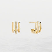 Triple Cuff Earrings