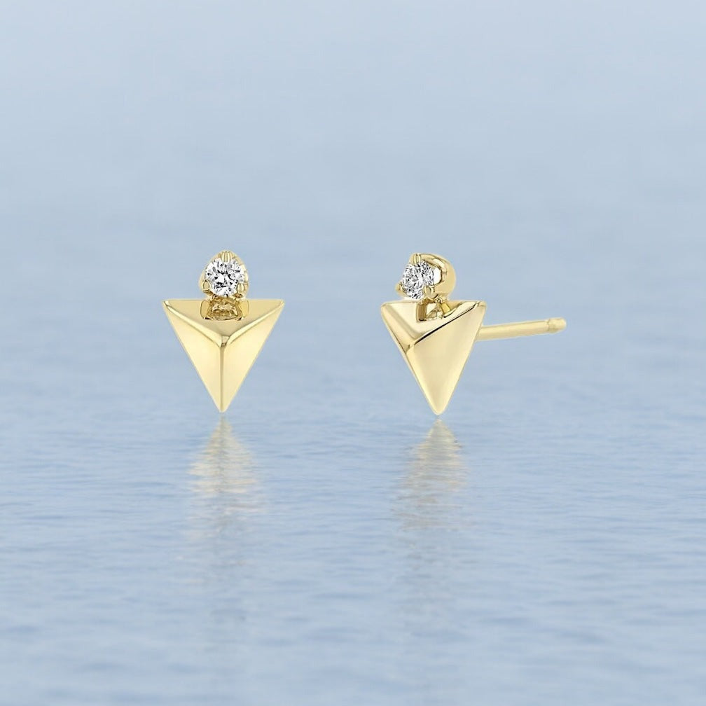 Triangle Mini Studs