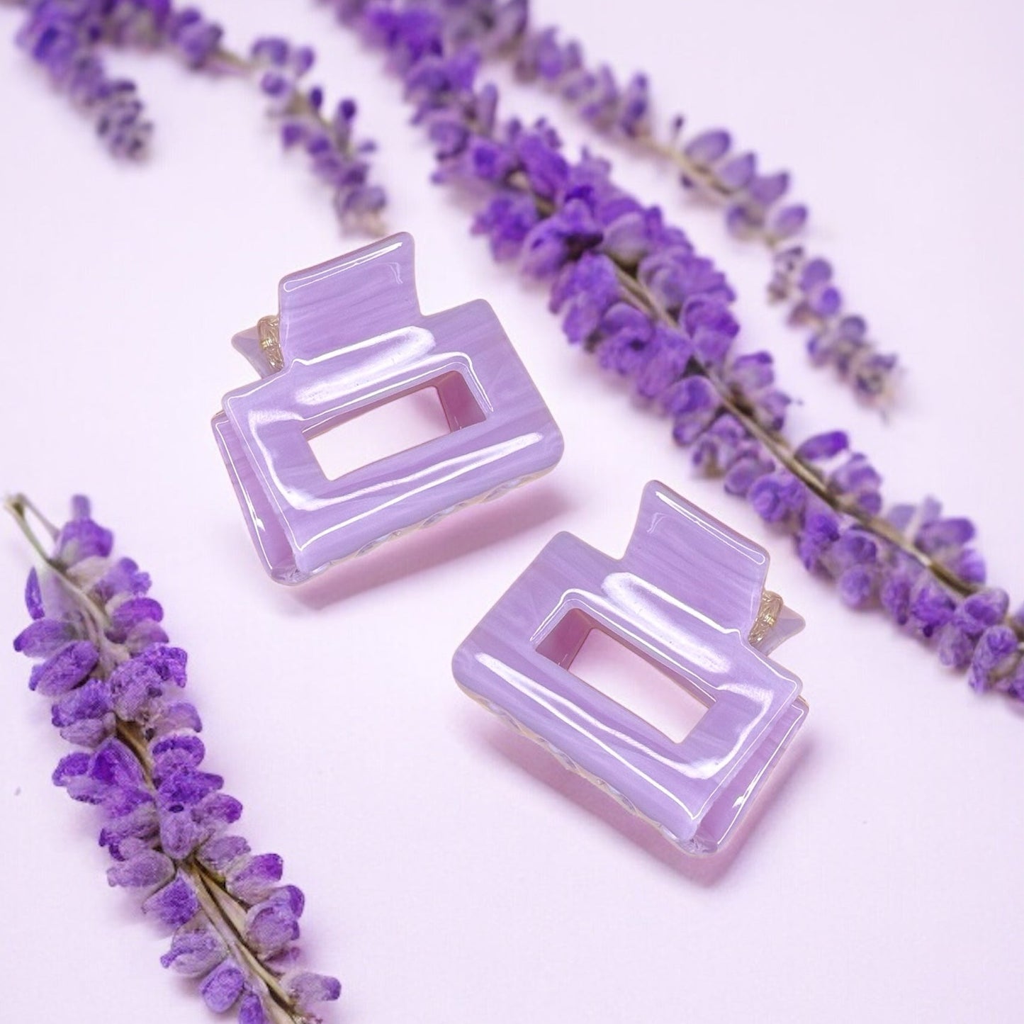 Ecofriendly Acetate 2 Pack Mini Square Claws - Spring Set