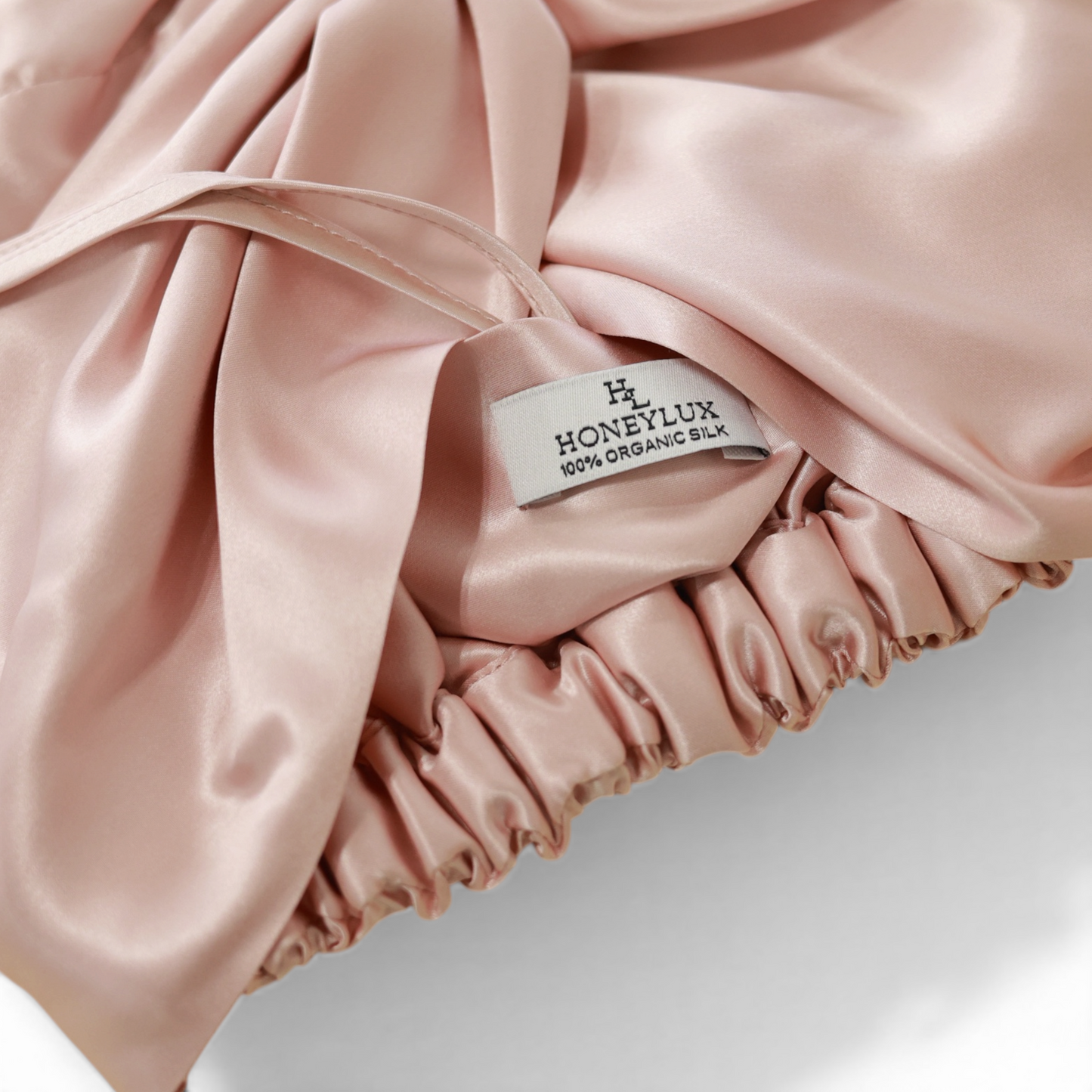 Organic Silk Hair Bonnet - Pink