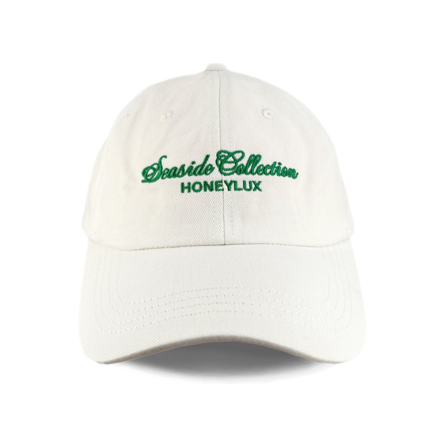 Silk Lined Dad Hat - White/Green