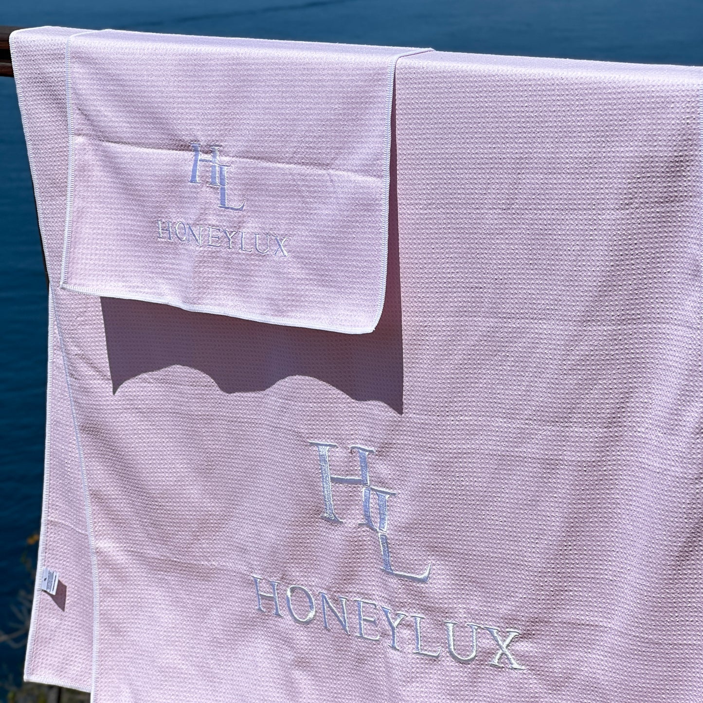 Small Waffle Towel - Pink