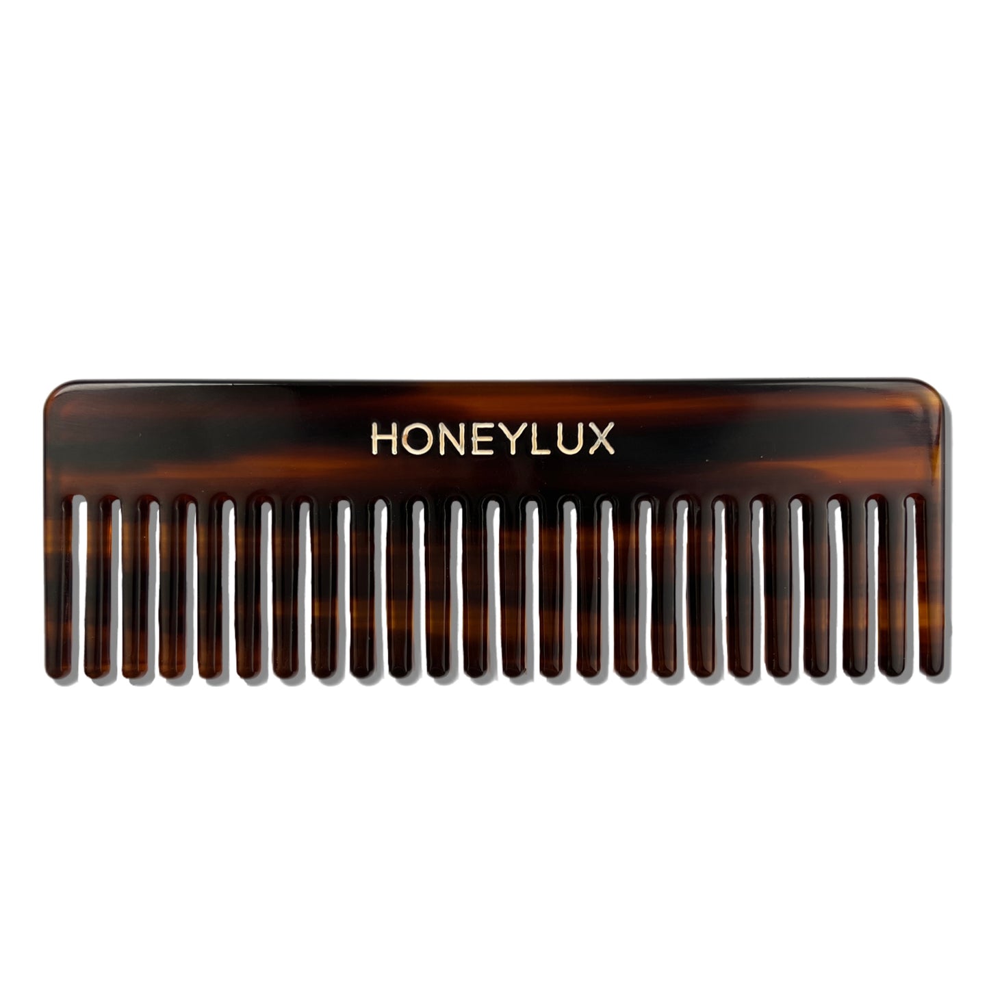 Acetate Detangling Comb - Espresso