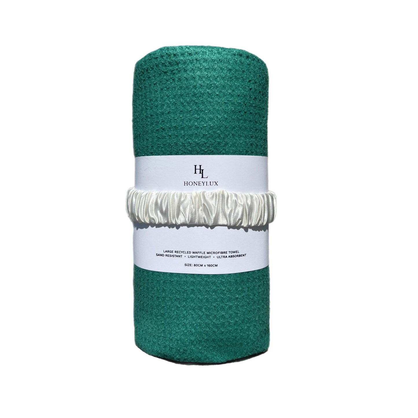 Large Waffle Towel - Green