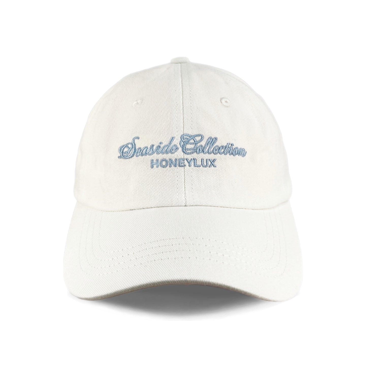 Silk Lined Dad Hat - White/Blue