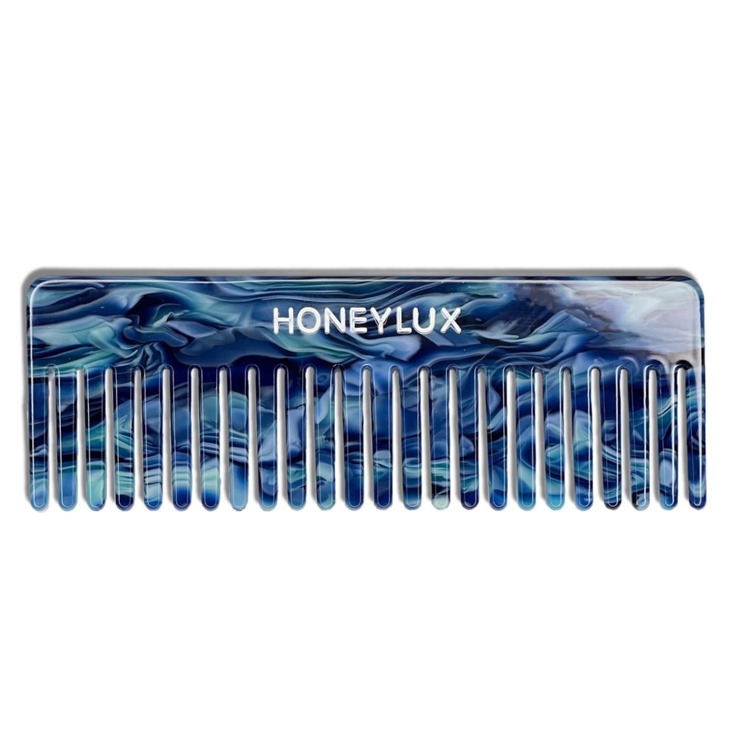 Acetate Detangling Comb - Ocean