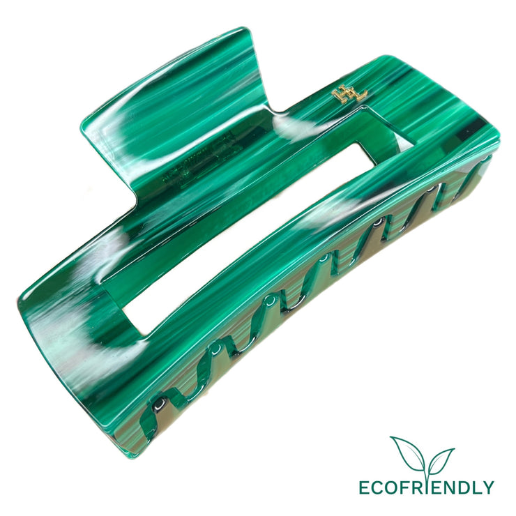 Ecofriendly Acetate XL Claw - Emerald