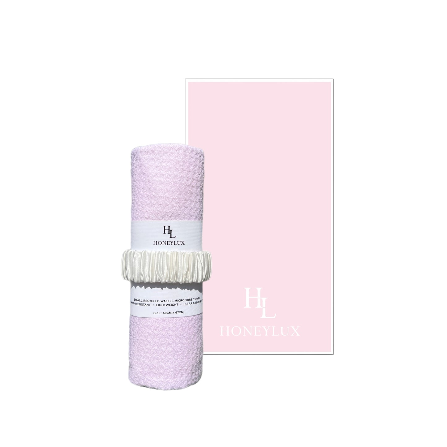 Small Waffle Towel - Pink