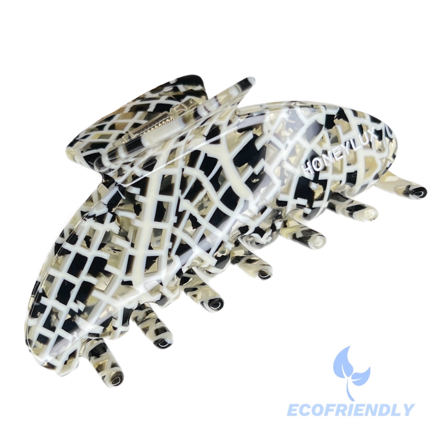 Ecofriendly Acetate Round Claw - Mosaic