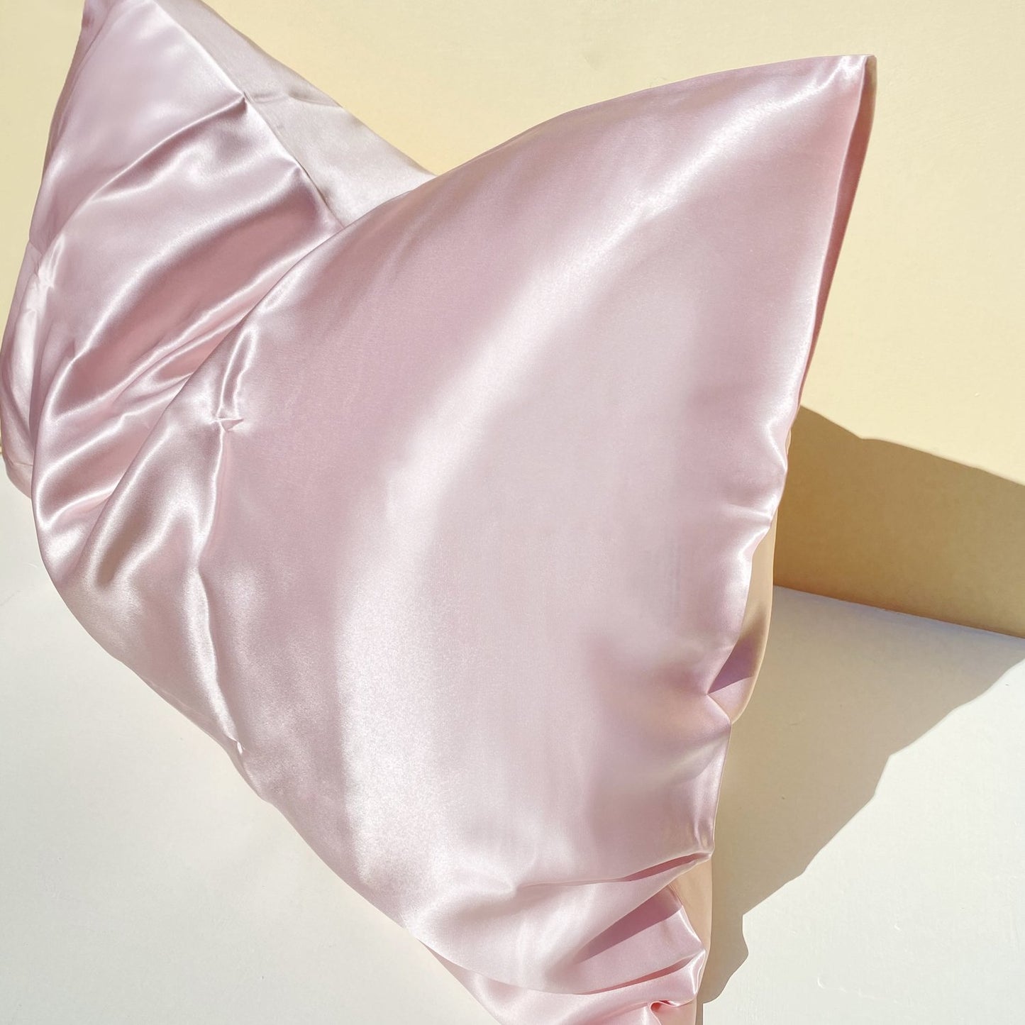 Queen Organic Silk Pillowcase - Pink