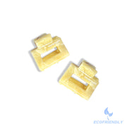 Ecofriendly Acetate 2 Pack Mini Square Claws - Pear