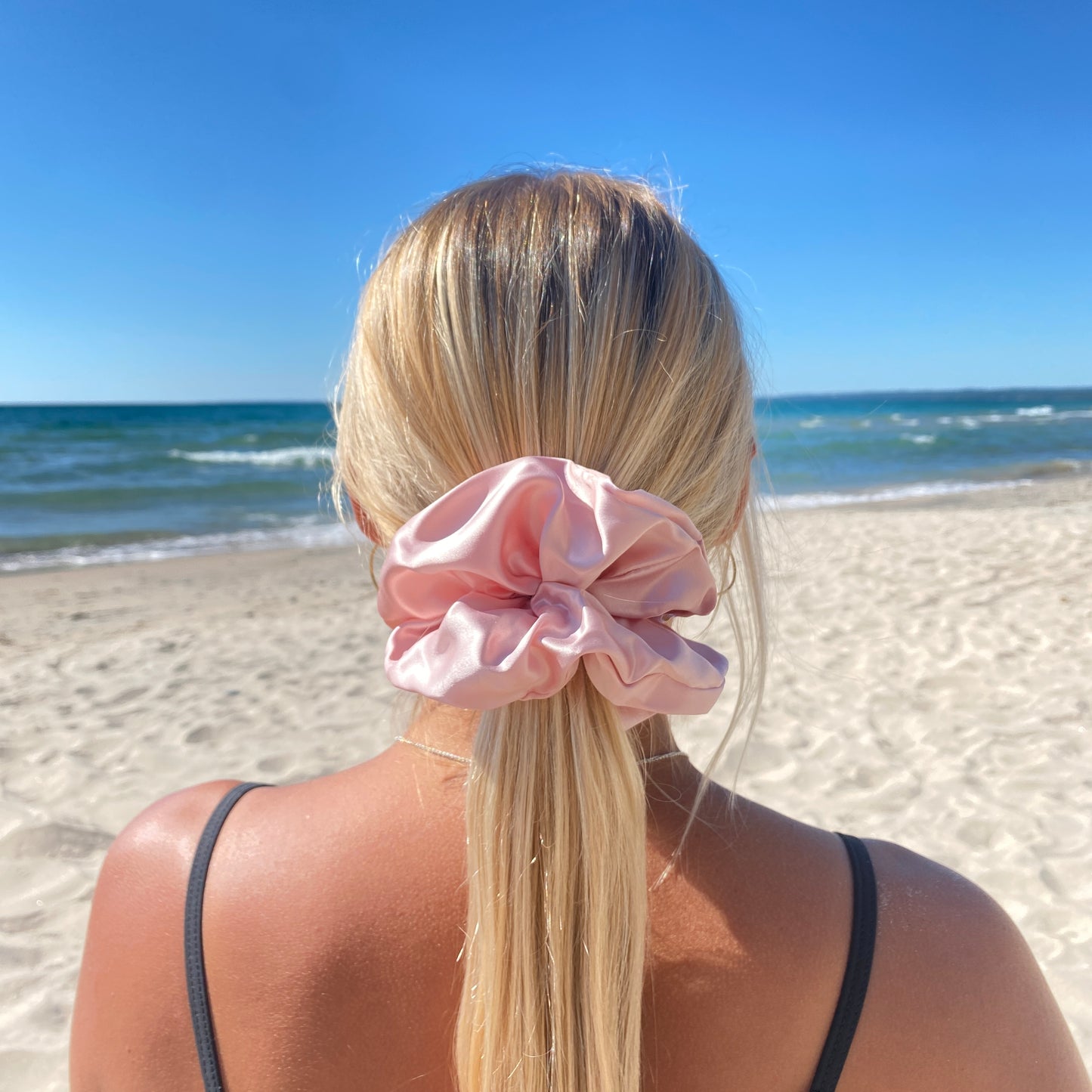 Organic XL Silk Scrunchie - Josie