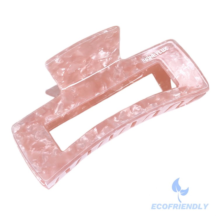 Ecofriendly Acetate Large Claw - Sugar Pink