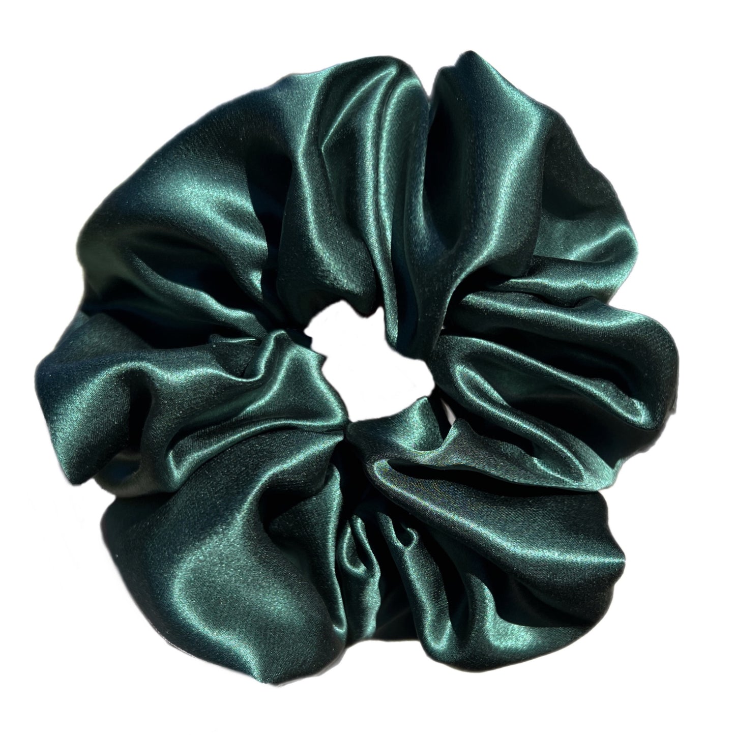 Organic XL Silk Scrunchie - Pine