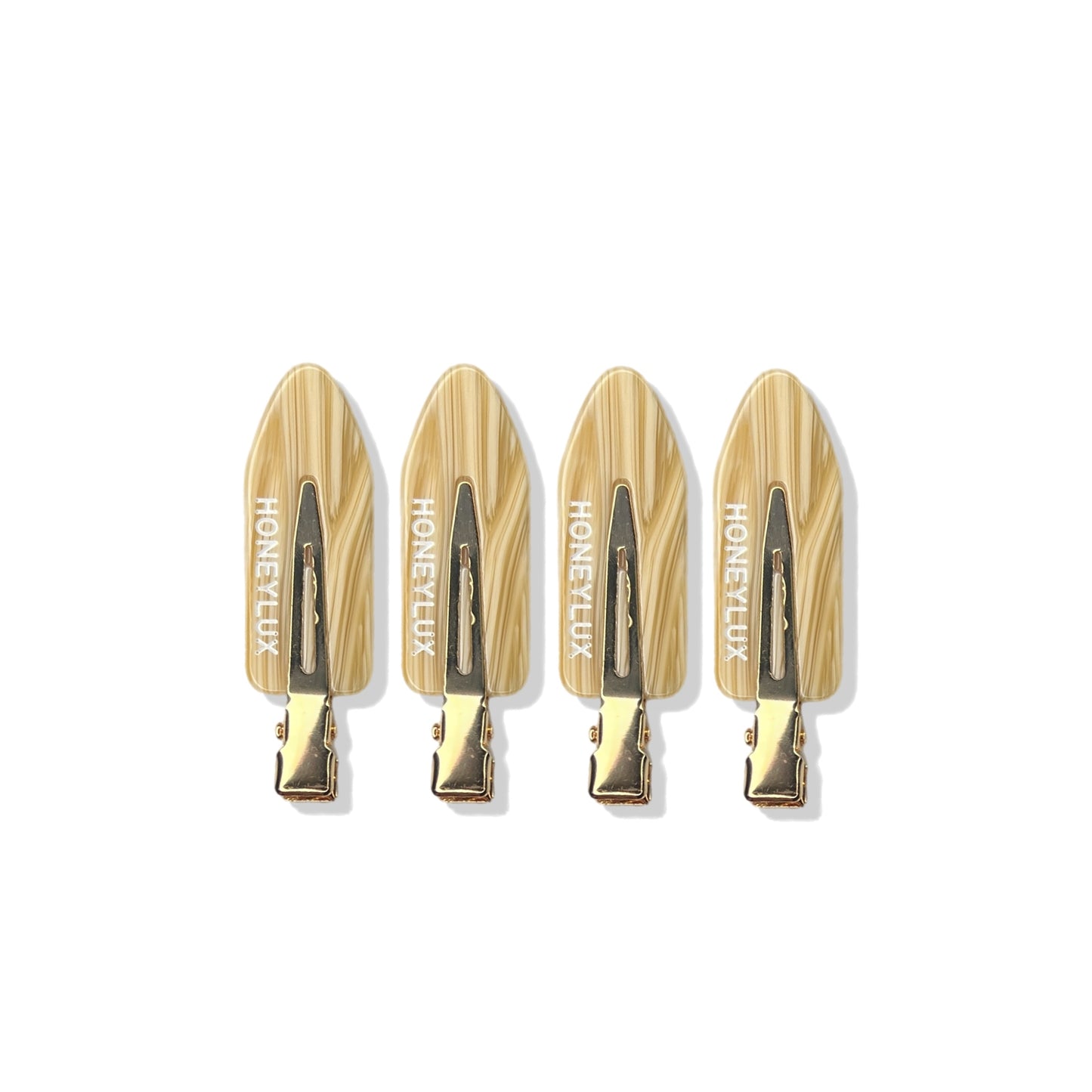 Ecofriendly No-Crease Hair Clips - Grain