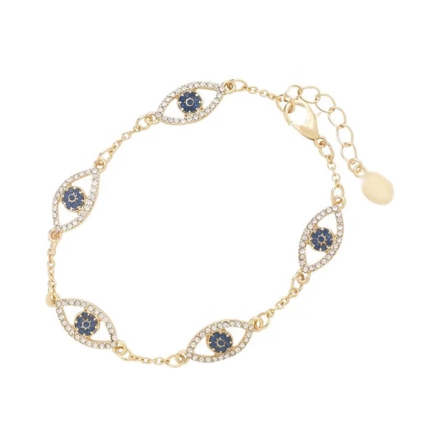 Evil Eye Gold Bracelet