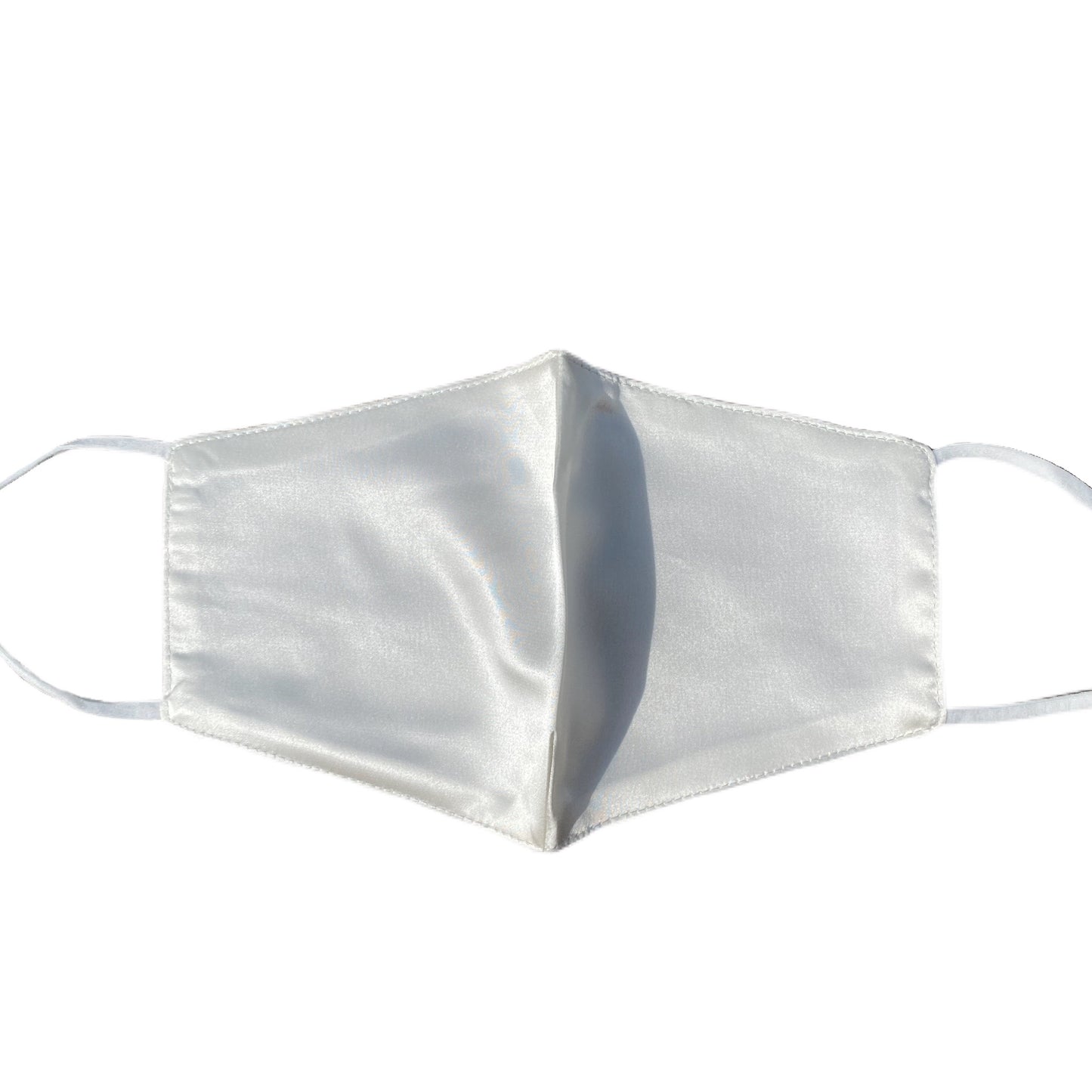 Anti-Acne Silk Face Mask - White