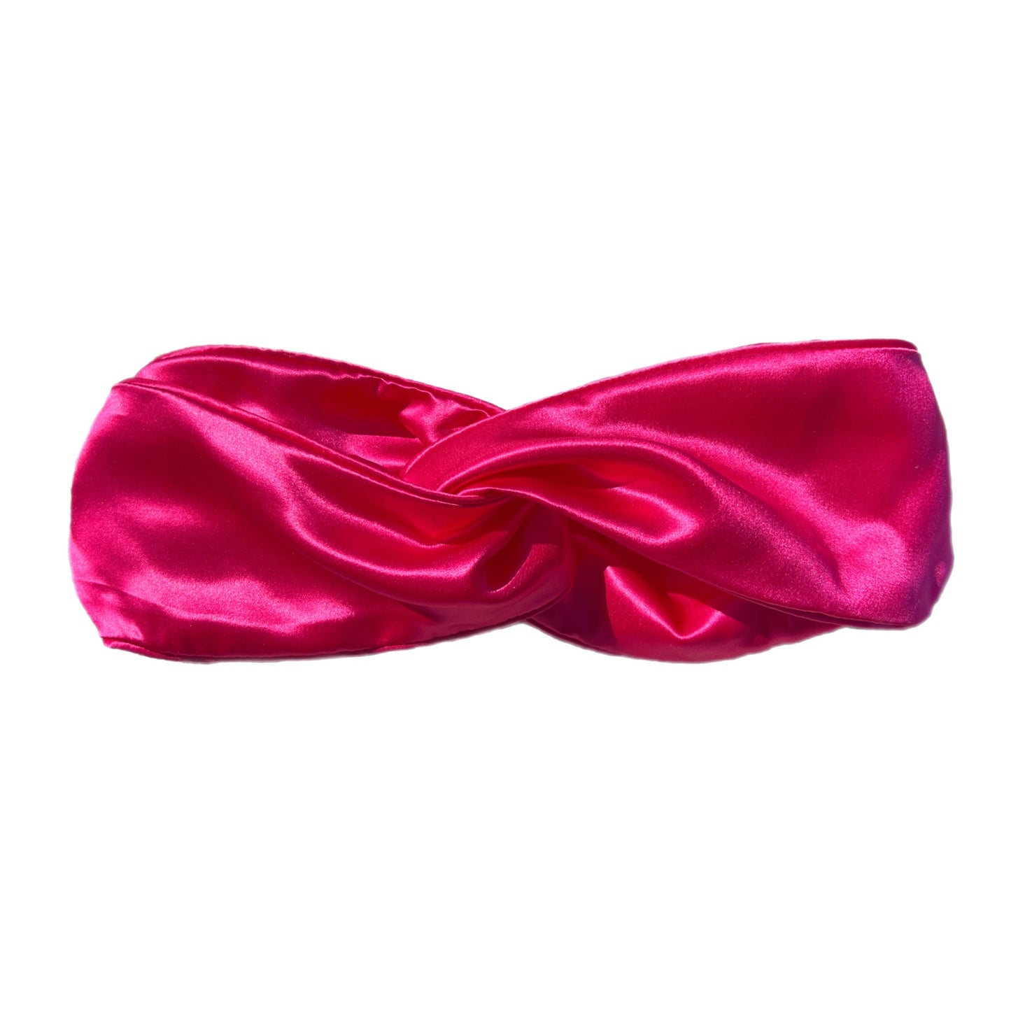 Organic Silk Loop Headband - Fuchsia