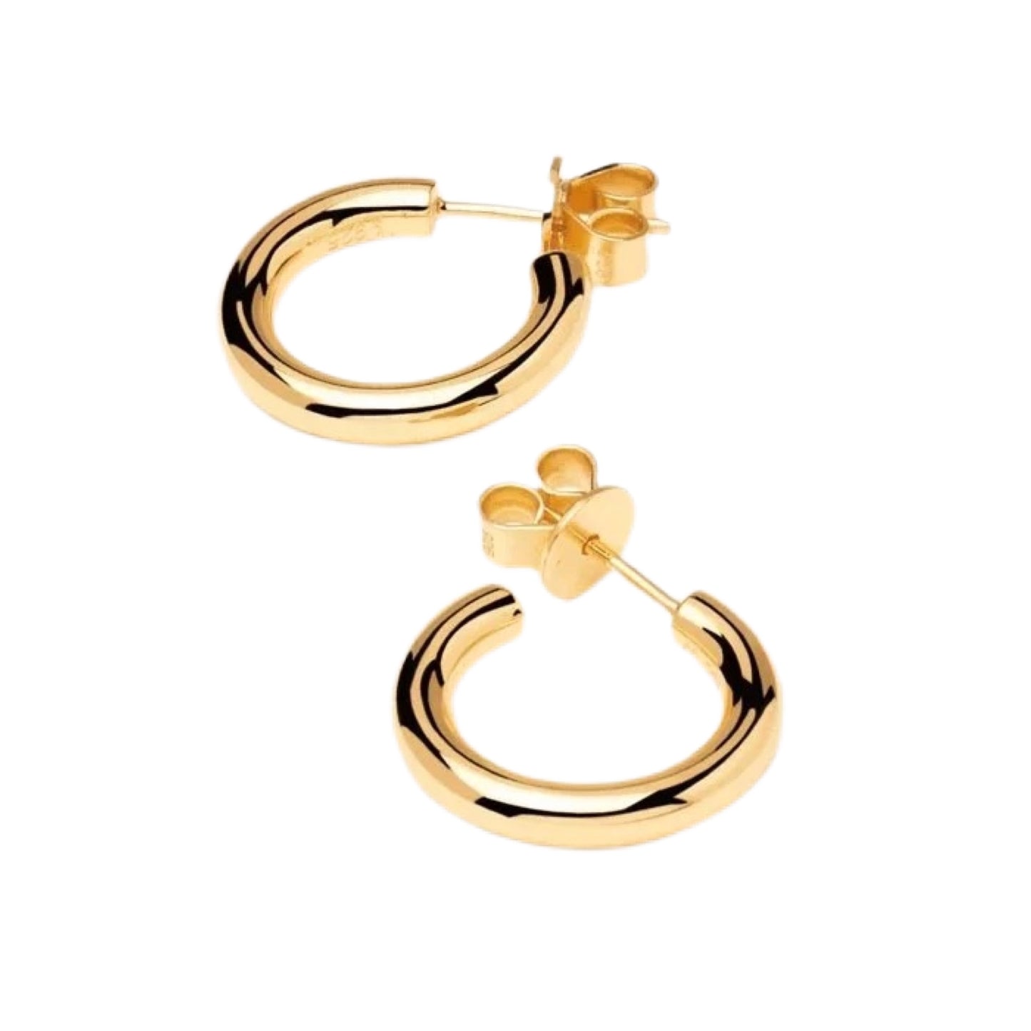 Gold Hoop Earrings - Small