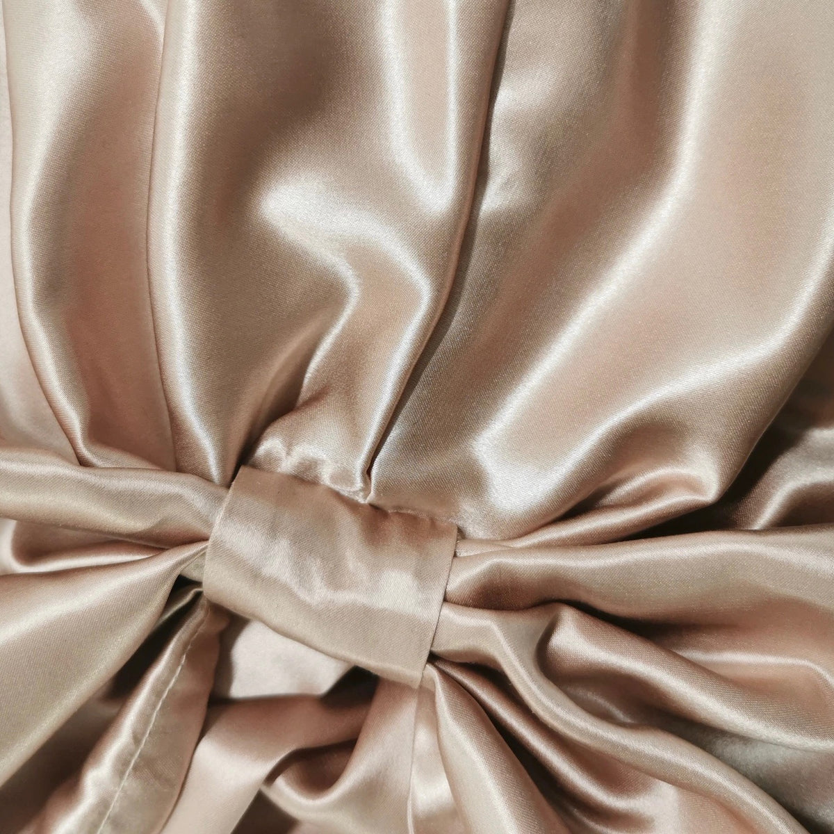 Organic Silk Hair Turban Champagne HoneyLux Co