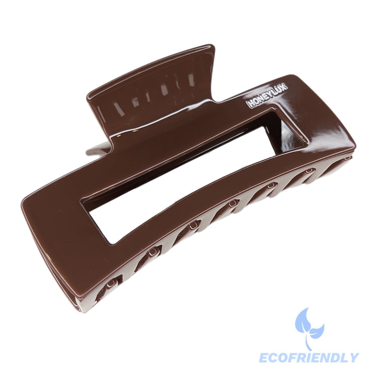 Ecofriendly Acetate Large Claw - Chocolate