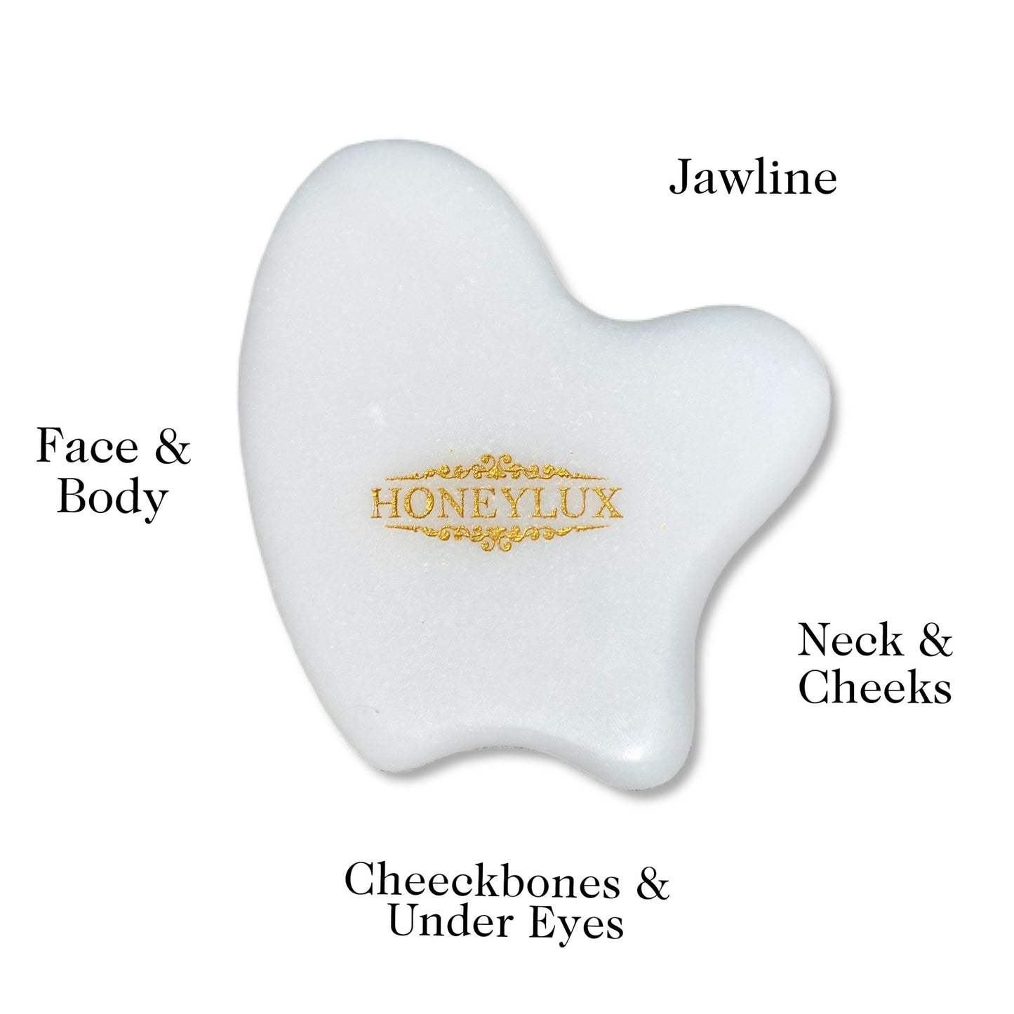 All-In-One Luxury White Jade Gua Sha